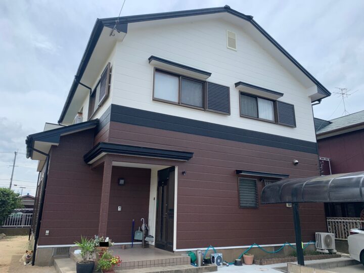 福岡県遠賀郡　H様邸　　外壁・屋根塗装工事