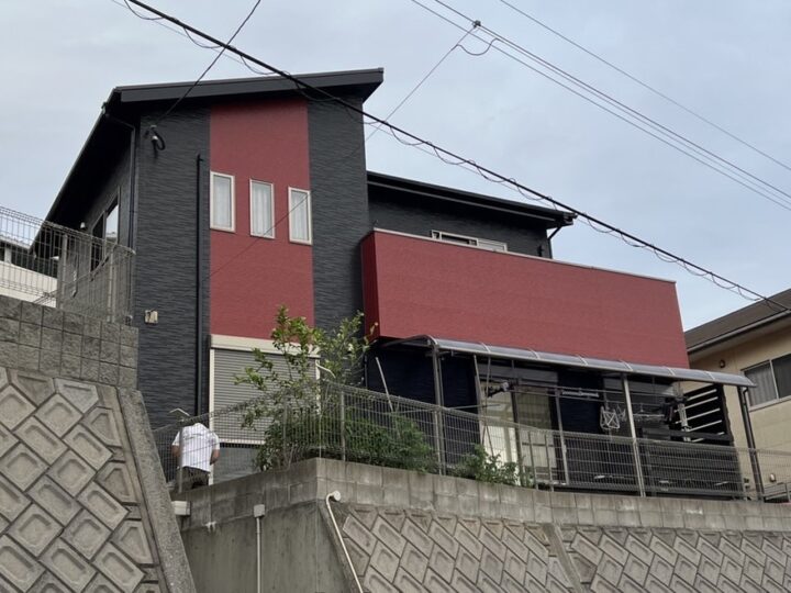 福岡県北九州市門司区　K様邸　　外壁・屋根塗装工事