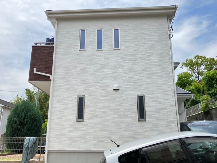 福岡市N様　築10年ベランダ防水を行った外壁・屋根塗装