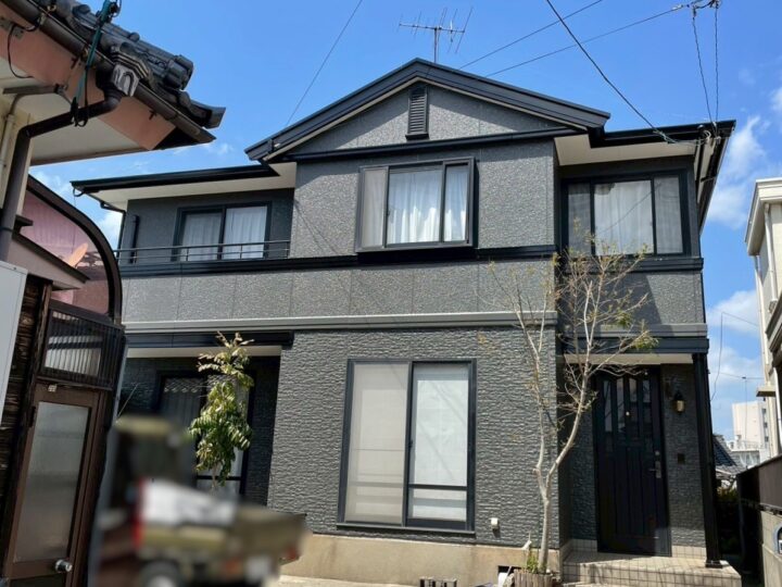 下関市N様　人気色＆コスパ最強塗料で新築の様に蘇った外壁・屋根塗装