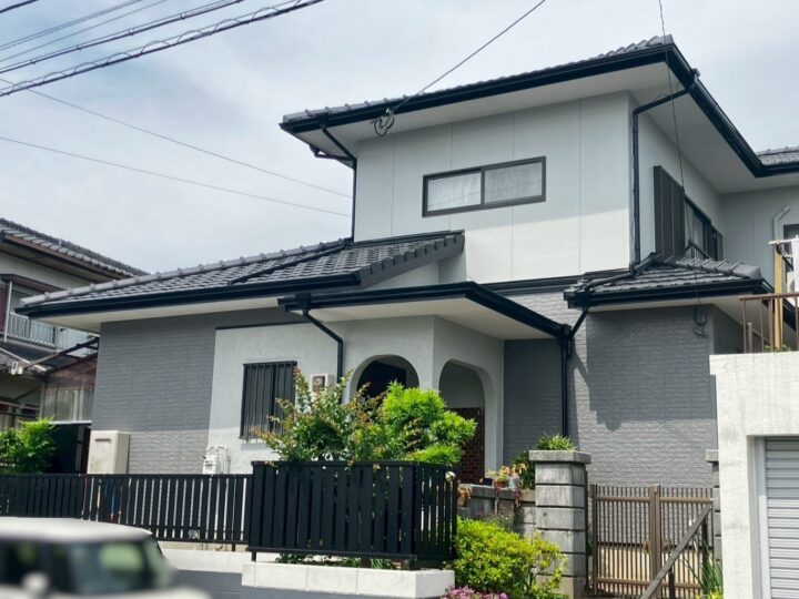 北九州市八幡西区M様　築20年！未塗装のお家を超低汚染塗料で守った外壁塗装