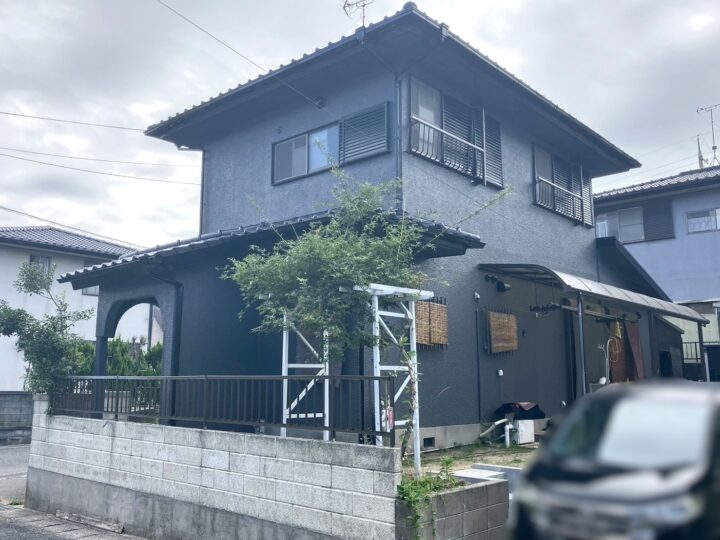 下関市M様邸　築40年！屋根のひび割れ補修を行った外壁・屋根塗装