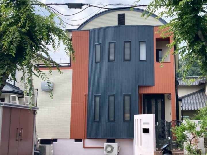 大野城市F様邸　築30年！3色使用で新築のように蘇った外壁・屋根塗装