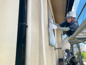 窓廻りの養生