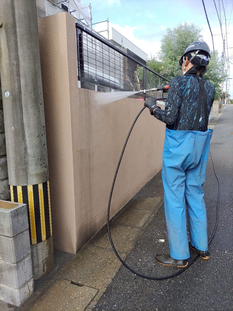 外塀洗浄