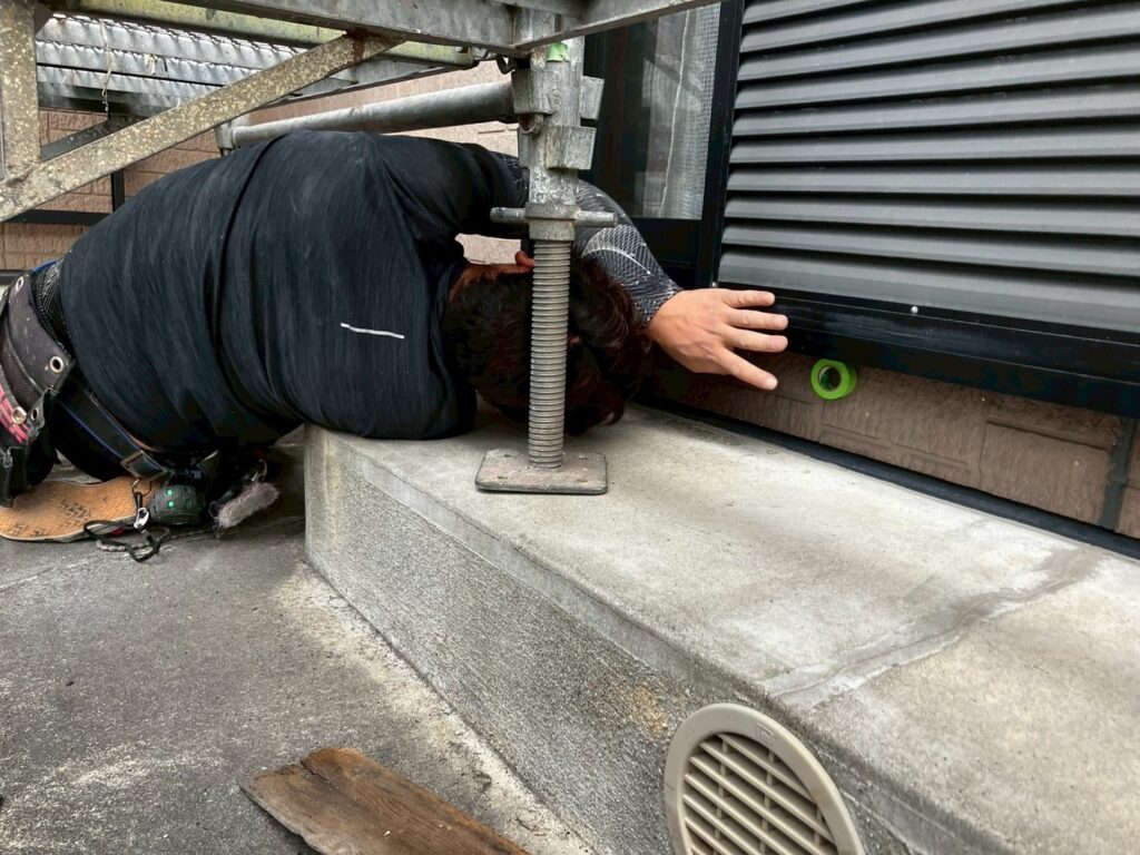 マスキングテープ貼り