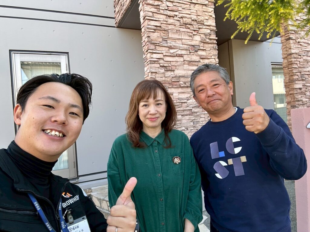 お客様との写真
