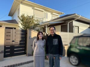 小倉南区にて超低汚染性塗料で塗装したお客様の声