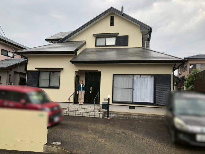 中間市にて超低汚染塗料のリファインMF使用！外壁・屋根塗装をしたお客様の声