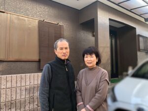 遠賀郡にてモルタルにリファインMF塗料で外壁塗装したお客様の声