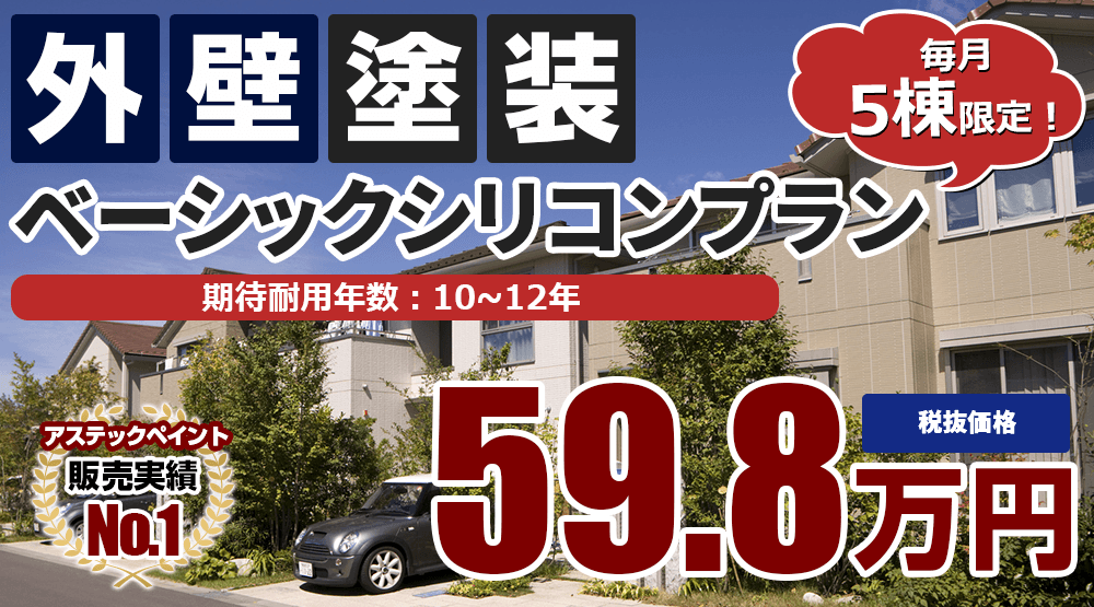 シリコン塗装 598000万円