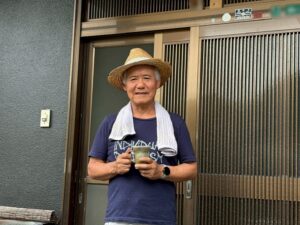 行橋市にてご紹介から始まり、モルタル外壁をシックに塗装したお客様の声