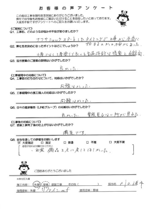 小倉北区にて白からウィザードコッパーへイメージチェンジしたお客様の声